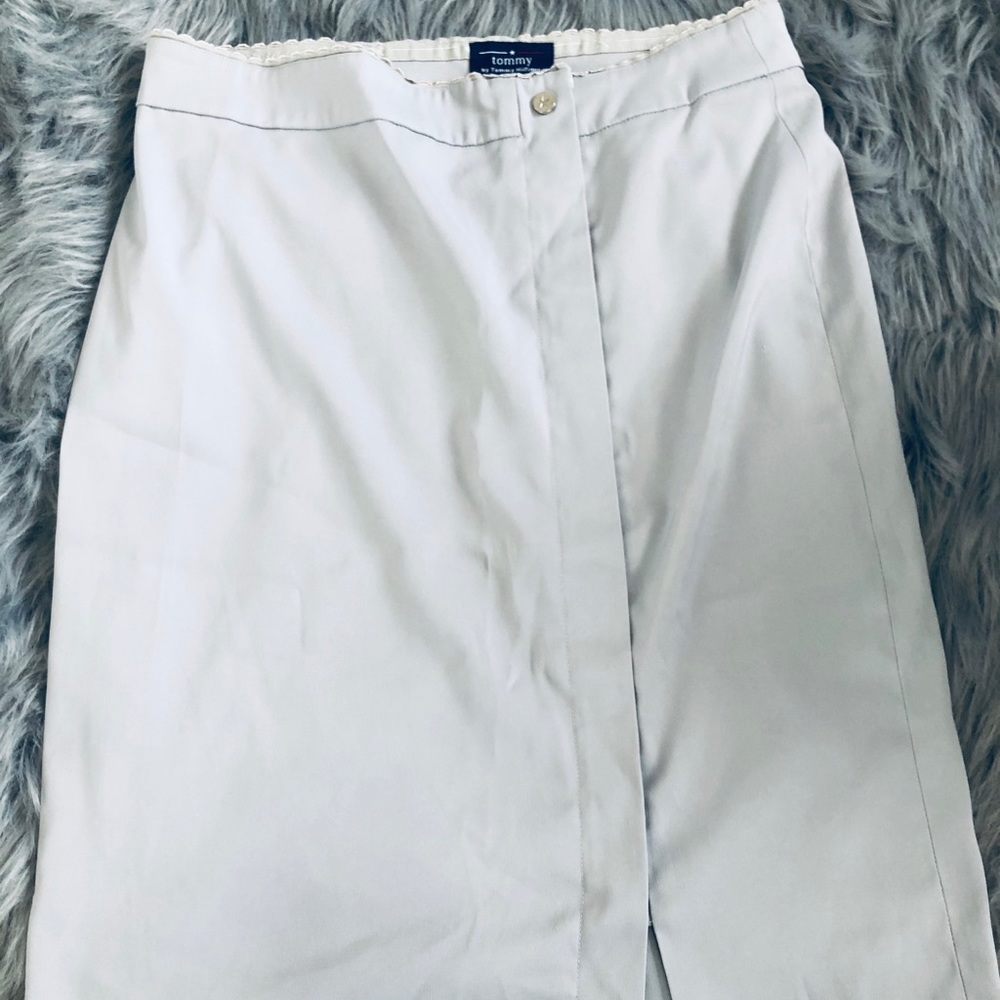 Tommy Hilfiger Light Gray Women’s Knee LengthSkirt